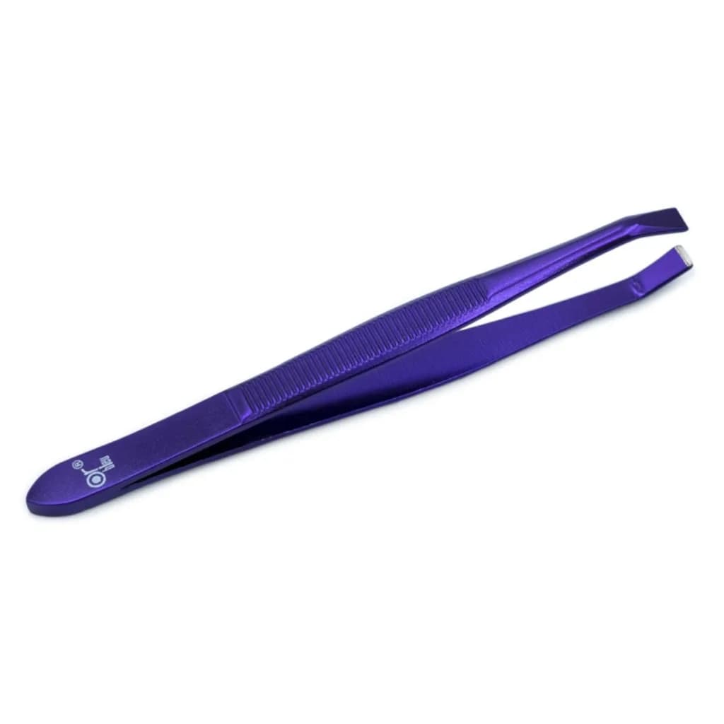 Or Bleu Electroplated Square Tip Tweezers