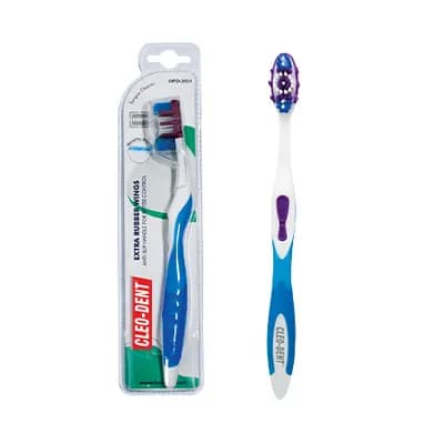 Cleo Dent Extra Rubber Wings Toothbrush Soft