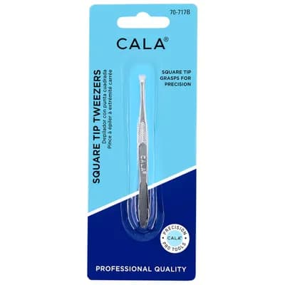 Or Bleu Expert Square Tip Tweezers