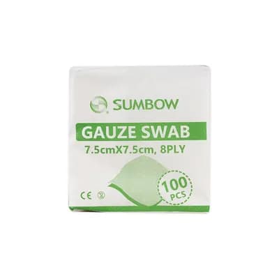 Gauze Swab 7.5x7.5 cm, 100 pcs