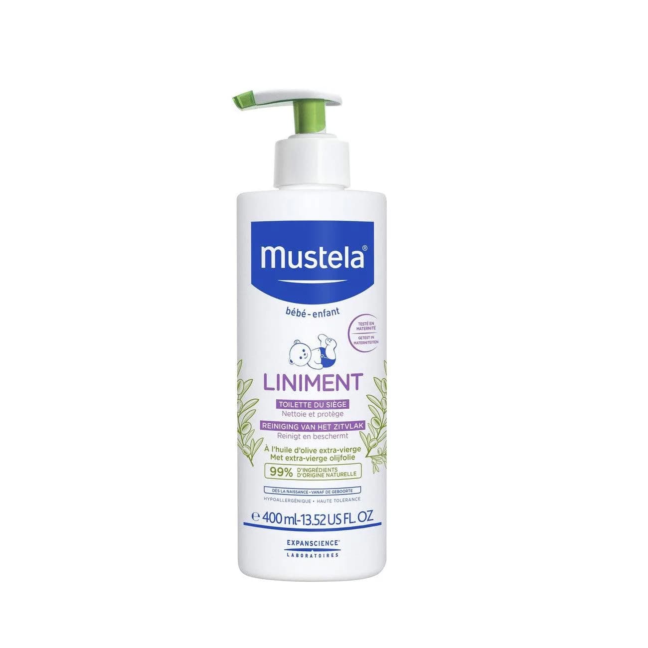 Mustela Liniment Diaper Change Cleanser 400 ml