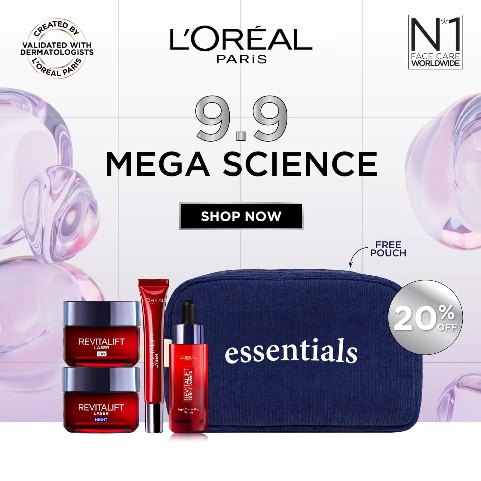 L'Oréal Revitalift Laser Triple Action Night Cream 50 ml