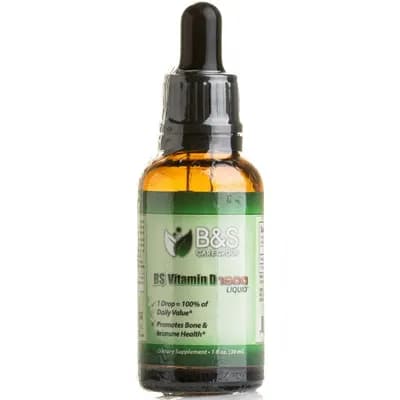 B&S Vitamin D Liquid 200 IU 30 Capsules