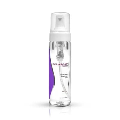 Ecladerm Eclasoap Foam Peeling Facial Wash, 200 ml