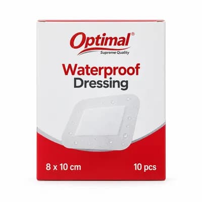Optimal Waterproof Dressing, 8x10 cm, 10 pcs