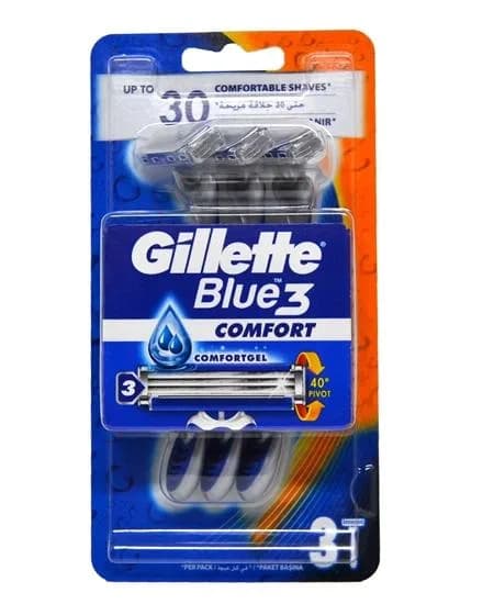 Gillette Blue3 Comfort Razor Blades 3 pcs