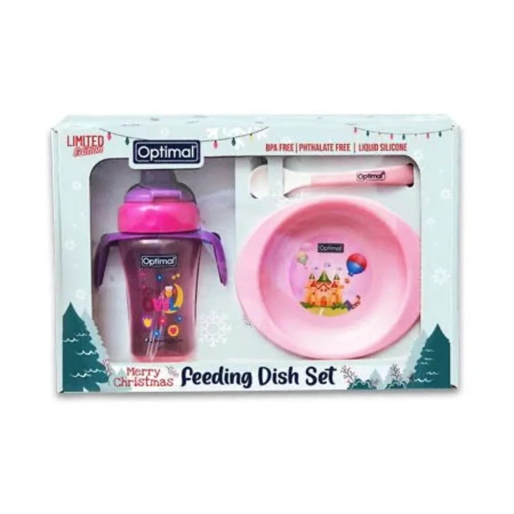 Optimal Feeding Dish Set