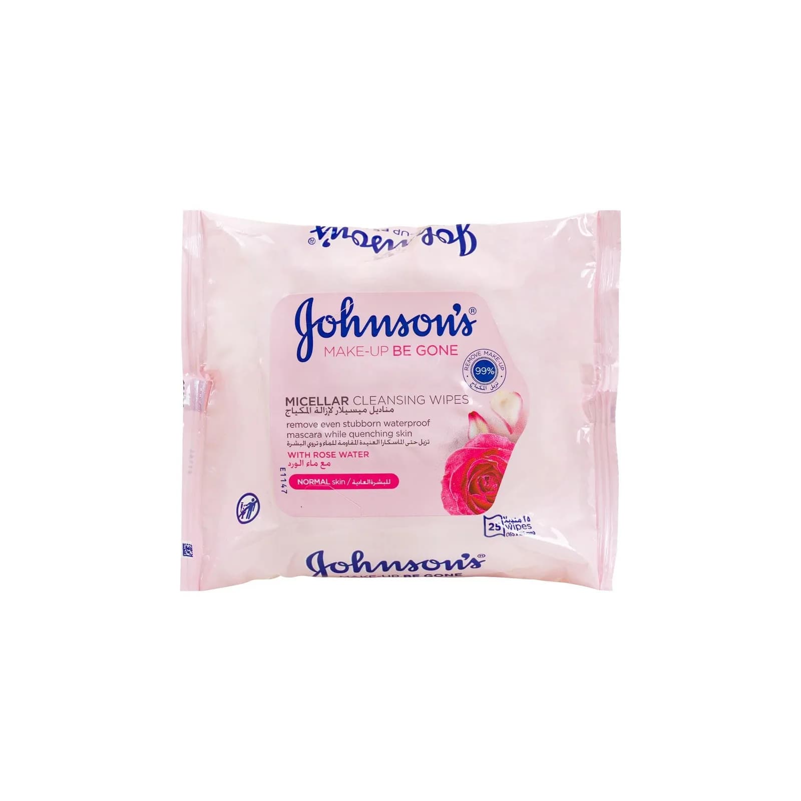 Johnson's Micellar Wipes - Rose Water