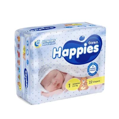 Happies 1 New Born (2-4 kg) 22s