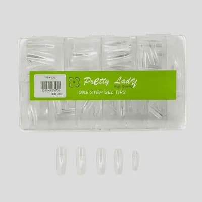 Pretty Lady Clear Nail Tips 24