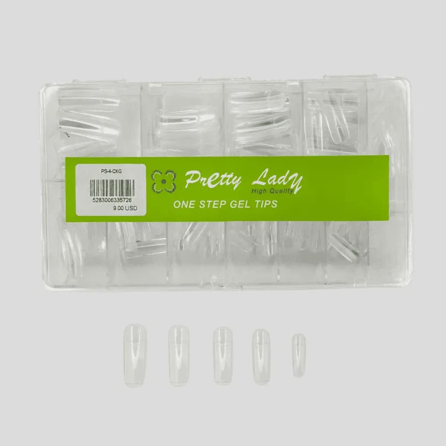 Pretty Lady Clear Nail Tips 24