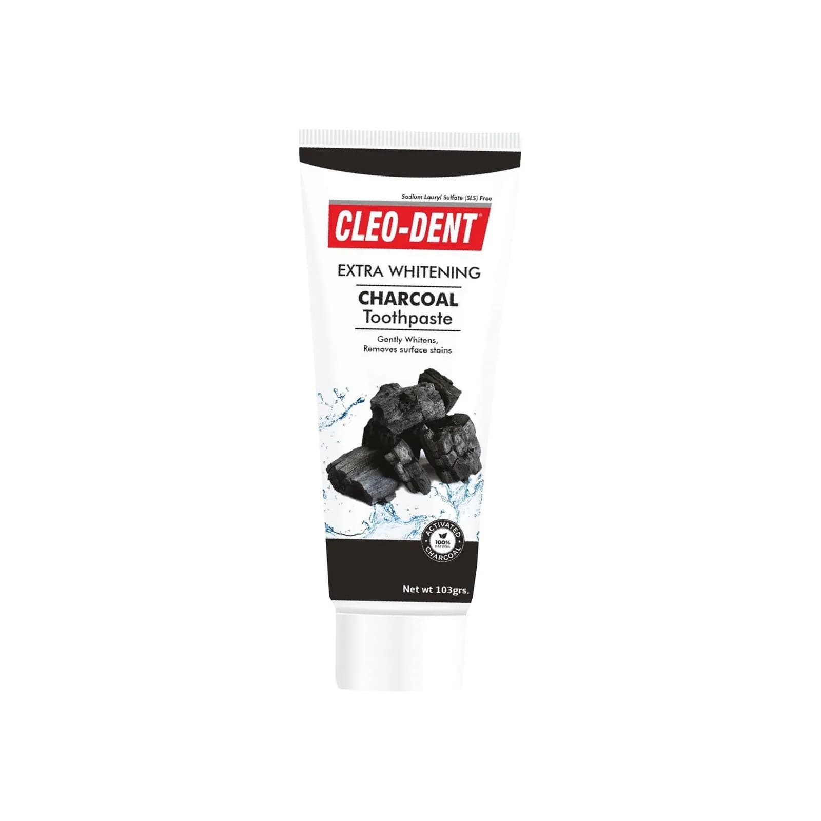 Cleo Dent Toothpaste Charcoal Extra Whitening 103 g