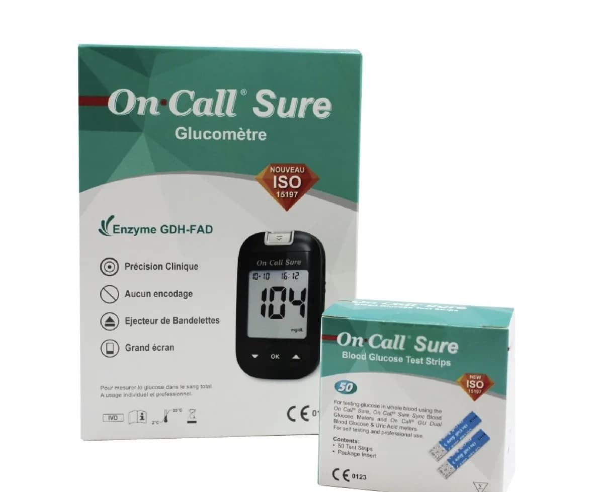 On Call Sure CE Blood Glucose Monitoring System