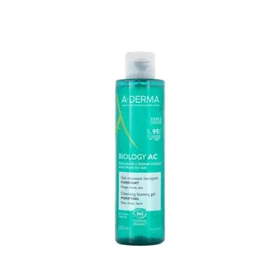 A-Derma Biology AC Purifying Cleansing Foaming Gel (1+1), 200 ml