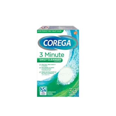 Corega Full Dentures Cleanser Tablets 36 pcs