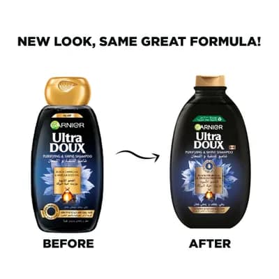 Ultra Doux Shampoo Black Charcoal 600 ml