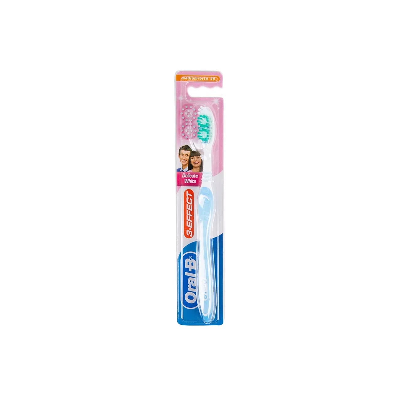 Oral-B Toothbrush Delicate White 40 Medium