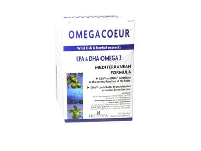 Omegacoeur EPA & DHA Omega 3 60 Capsules