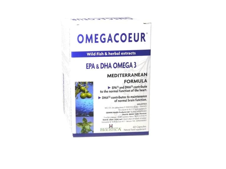 Omegacoeur EPA & DHA Omega 3 60 Capsules