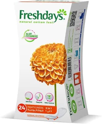 Private Freshdays 2-in-1 Normal to String Panty Liners