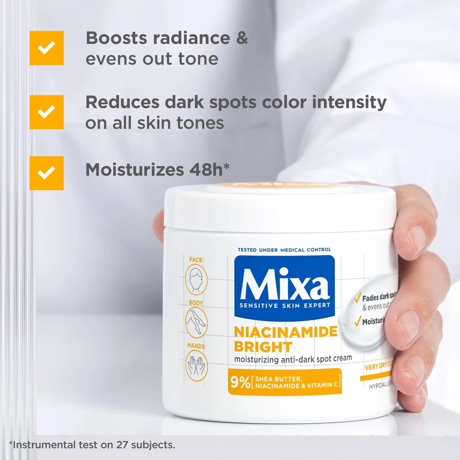 Mixa Niacinamide Cream Jar 400 ml