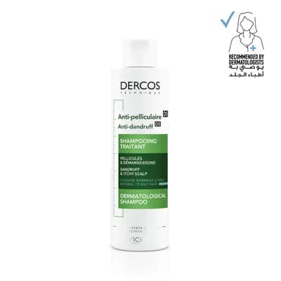 Vichy Dercos Anti-Dandruff DS Shampoo for Normal to Oily Hair