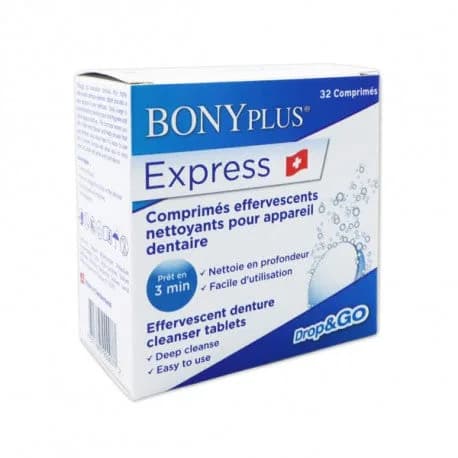 Bonyplus Effervescent Denture Cleanser 32 Tabs