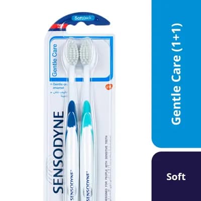 Sensodyne Gentle Soft Toothbrush 1+1 Free