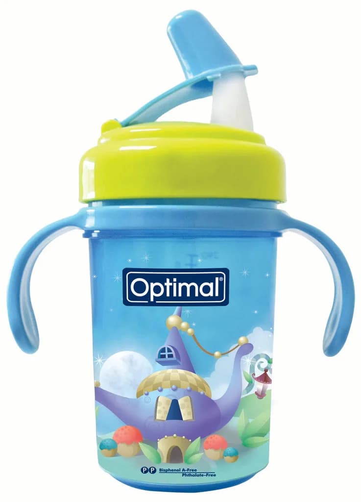 Optimal Silicone Spout Cup 240 ml 12m+ with Handle