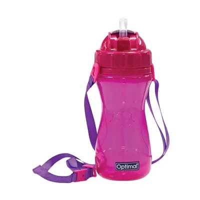 Optimal Silicone Straw Bottle 12m+ 500 ml