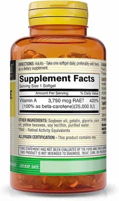 Beta Carotene 25000 IU