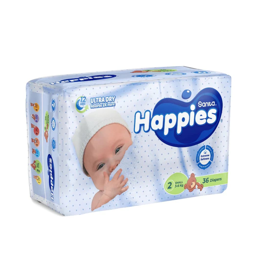 Happies Aqua Diapers Large+ (14 kg)