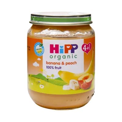 HiPP Fine Banana Peach 125 g