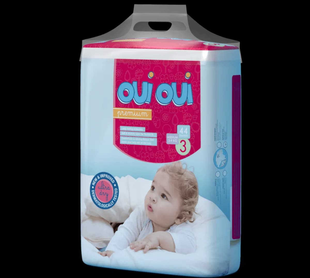 Oui Oui Diapers Size 1 2-5kg