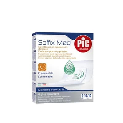 Pic Soffix Med Dressing, 15x10 cm, 5 pcs