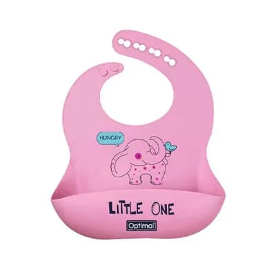 Optimal Silicone Baby Bib 4m+