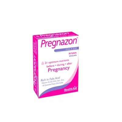Health Aid Pregnazon Prenatal Tablets 30 Tablets