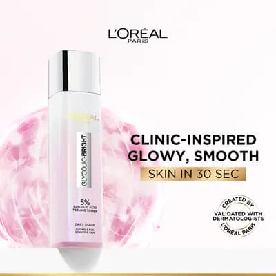 L'Oréal Glycolic-Bright Glowing Peeling Toner 128 ml