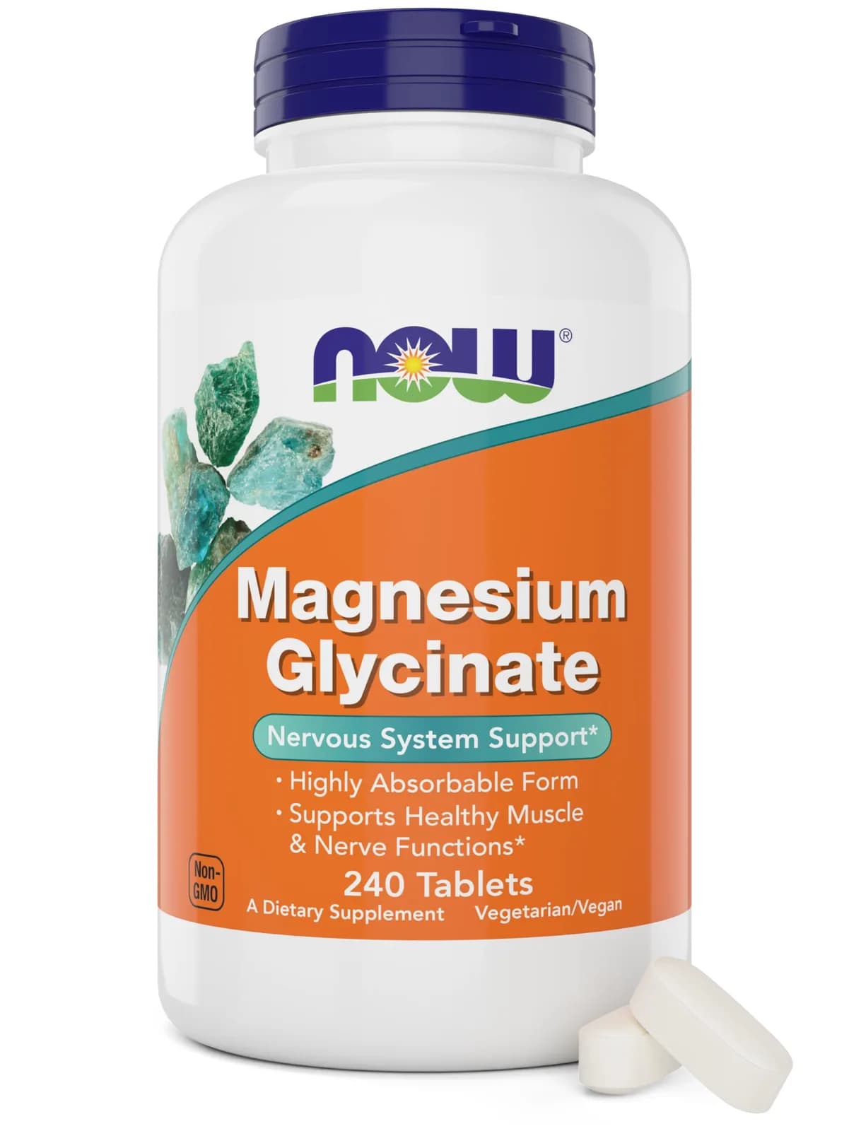 Now Magnesium Glycinate 90 Tablets