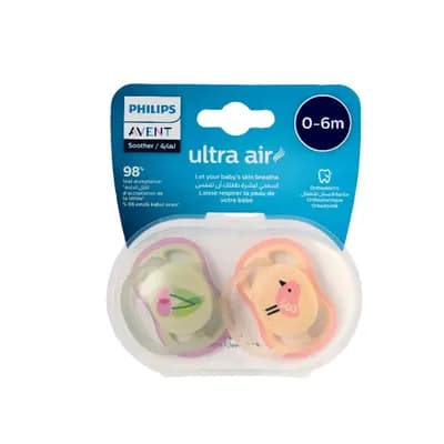 Philips Avent Ultra Air Soothers Deco Mix 0-6 Months