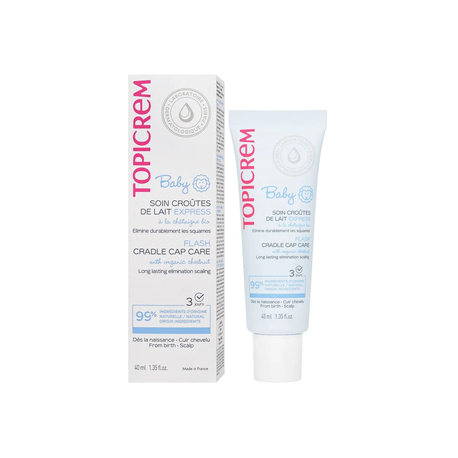 Topicrem Baby Flash Cradle Cap Care 40 ml