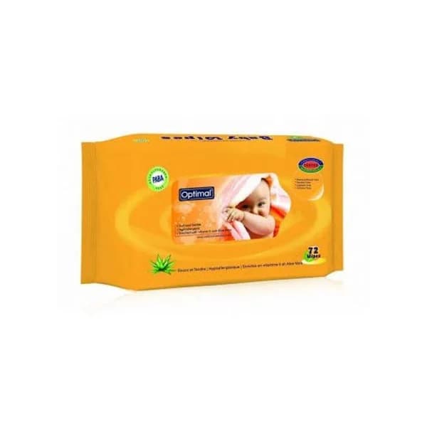Optimal Baby Wipes Soft and Gentle 72 pcs