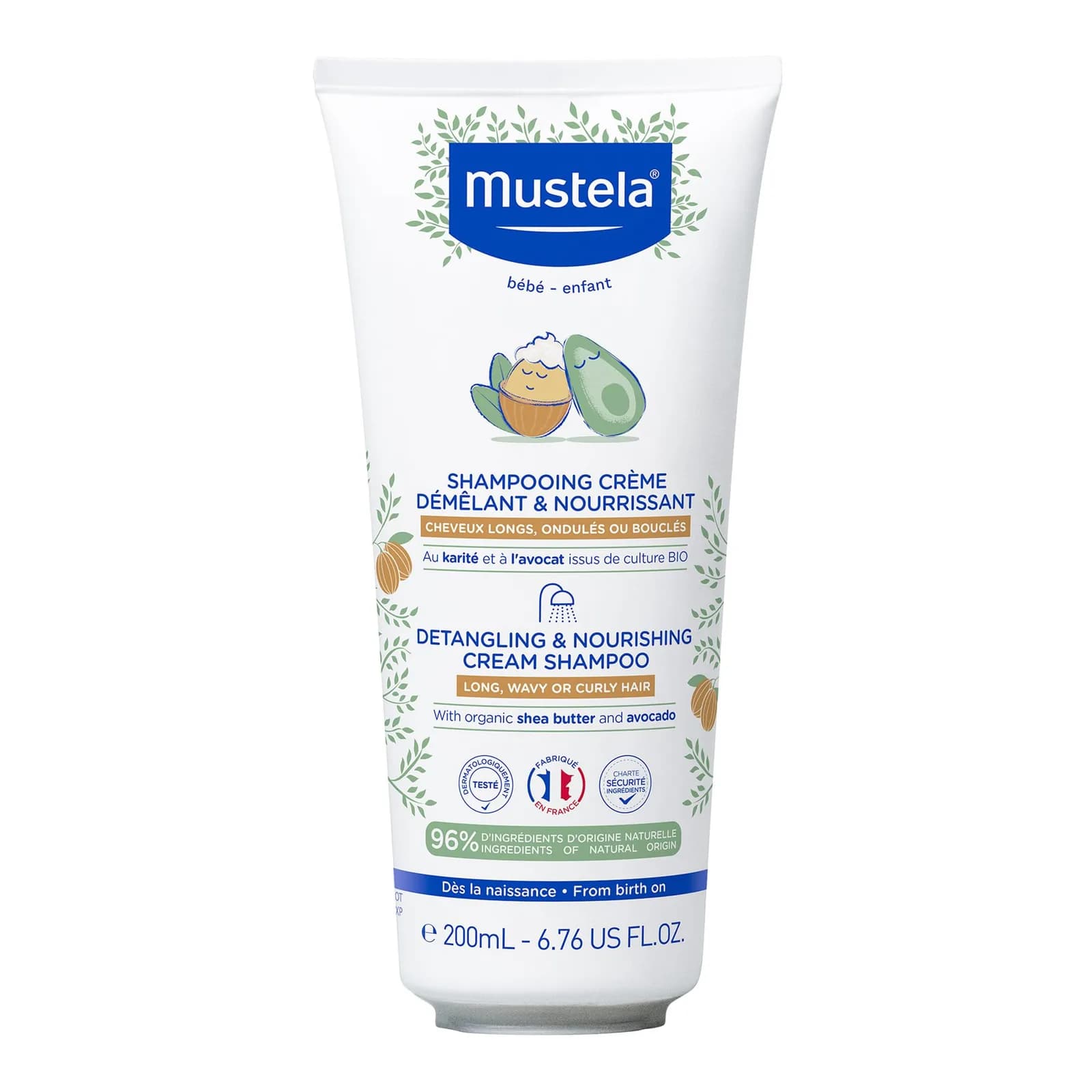 Mustela Detangling and Nourishing Cream Shampoo 200 ml