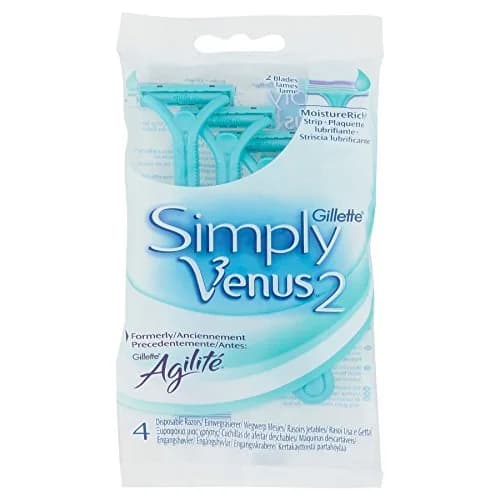 Gillette Venus Simply Razor for Women 4pcs