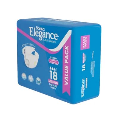 Elegance Diapers Medium 12 pcs