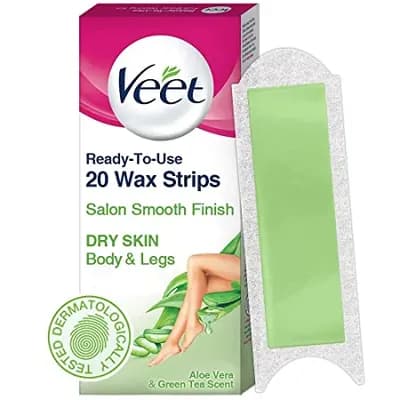 Veet Wax Strips Aloe Vera Dry Skin 20+4