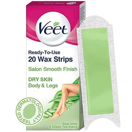 Veet Wax Strips Aloe Vera Dry Skin 20+4
