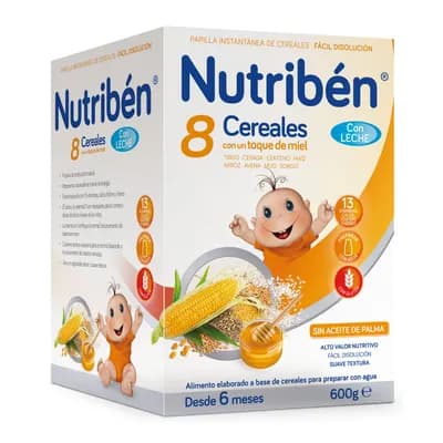 Nutriben 8 Cereals & Honey Baby Cereal