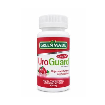 Green Made Uro Guard 500 mg, 60 Capsules