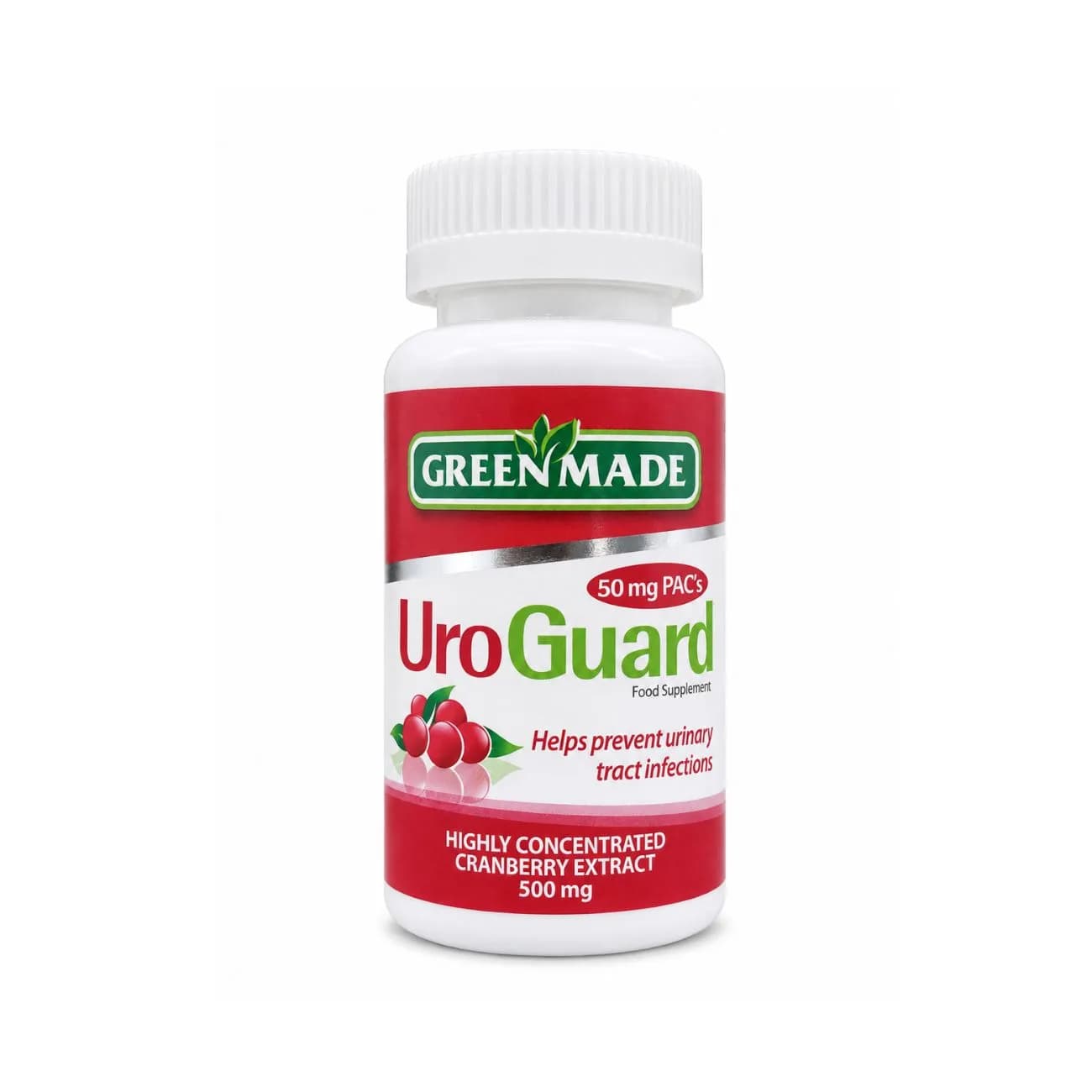Green Made Uro Guard 500 mg, 60 Capsules